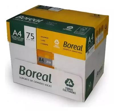 RESMA A4 BOREAL 75g CAJA x10u