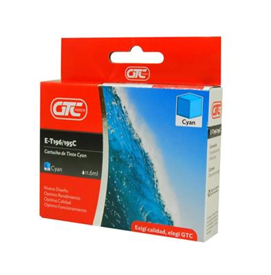 CARTUCHO GTC EPSON T195/196 CYAN