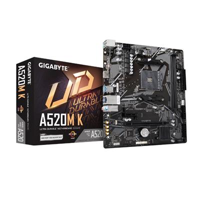 MOTHERBOARD GIGABYTE A520M K V2 AM4 DDR4