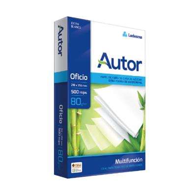 RESMA AUTOR OFICIO 80g CAJAx5