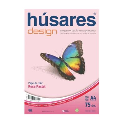 RESMA A4 PASTEL ROSA x100hs