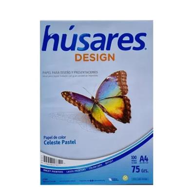 RESMA A4 PASTEL CELESTE x100hs