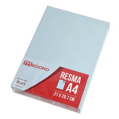RESMA A4 75g 500hs CELESTE MEDORO