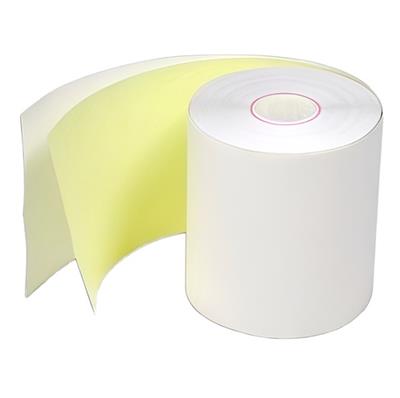 ROLLO DE PAPEL 75mm QUIMICO Duplicado Paquete x10