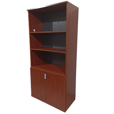 ARMARIO ALTO 90X190 MEDIA PUERTA CEDRO VAHUME 3 ESTANTES